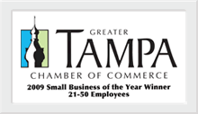 Greater Tampa Chamber of Commerce 2009 Small Business of the Year